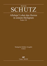 Alleluja! Lobet den Herren in seinem Heiligtum SATB/SATB Full Score cover